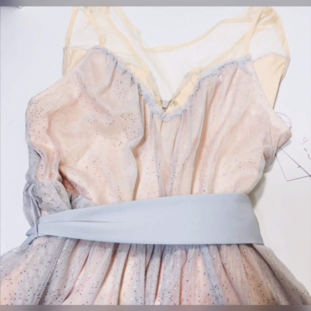 SOLD LC Lauren Conrad Dress Tulle Midi Layered - Picture 7 of 8